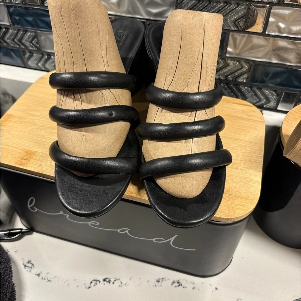 Nordstrom Black Strappy Sandals